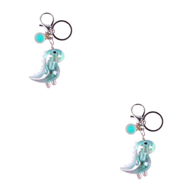 Jumpingount Accesorio de llavero fácil de llevar: nunca vuelvas a perder las llaves Lindo llavero de dinosaurio Llavero de dinosaurio Type1 NO1
