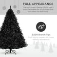 Best Choice Products 9ft Artificial Full Black Christmas Tree Holiday