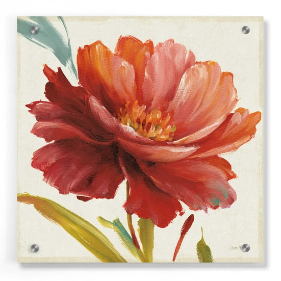 Epic Art 'Dancing Colors I' by Lisa Audit, Acrylic Glass Wall Art, 36"x36"