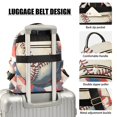 thumbnail image 4 of JIALIOU Mini Backpack Purse for Women Quilted Casual Daypack Small Travel Shoulder Bag, Vintage Baseball, 4 of 7