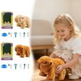 thumbnail image 4 of Plush Toy Capybara with 6pcs Accessories Electronic Interactive Capybara Walking Capybara Toy Realistic Toys Barking Wagging Tail Capybara Pet Care Gifts for Birthday Christmas, 4 of 5
