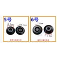 thumbnail image 1 of Miangastore 12pcs Expansion Plug Waterproof And Dustproof Round Rubber Stopper For Chassis Vehicle Protection, 1 of 8