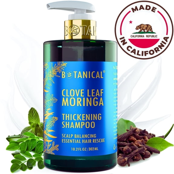 Botanical Hair Growth Lab Clove Leaf Moringa Hair Loss Shampoo 10.2 oz