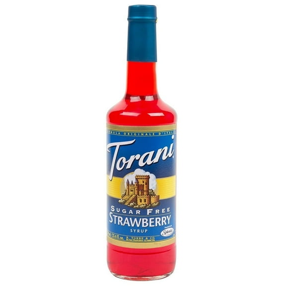 Torani Strawberry Syrup Sugar Free 750 Ml Bottle