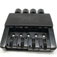 thumbnail image 4 of 1 Set 4 String Headless Bass Guitar Bridge System Electric Bass Part for Headless Electric Bass Rep, 4 of 4