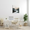 thumbnail image 2 of Stupell Industries Flowing River Nature Landscape Foggy Distant Mountain Painting Gallery Wrapped Canvas Print Wall Art, Design by JJ Design House LLC, 2 of 7