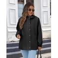 thumbnail image 6 of Zeagoo Spring Rain Coats for Women Rain Jacket Lightweight Waterproof Jackets with Hood Fashion Windproof Raincoat with Pockets, 6 of 6
