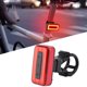 thumbnail image 5 of Luz trasera de bicicleta impermeable bicicleta noche montar ciclismo luz de advertencia trasera USB recargable, 5 of 8