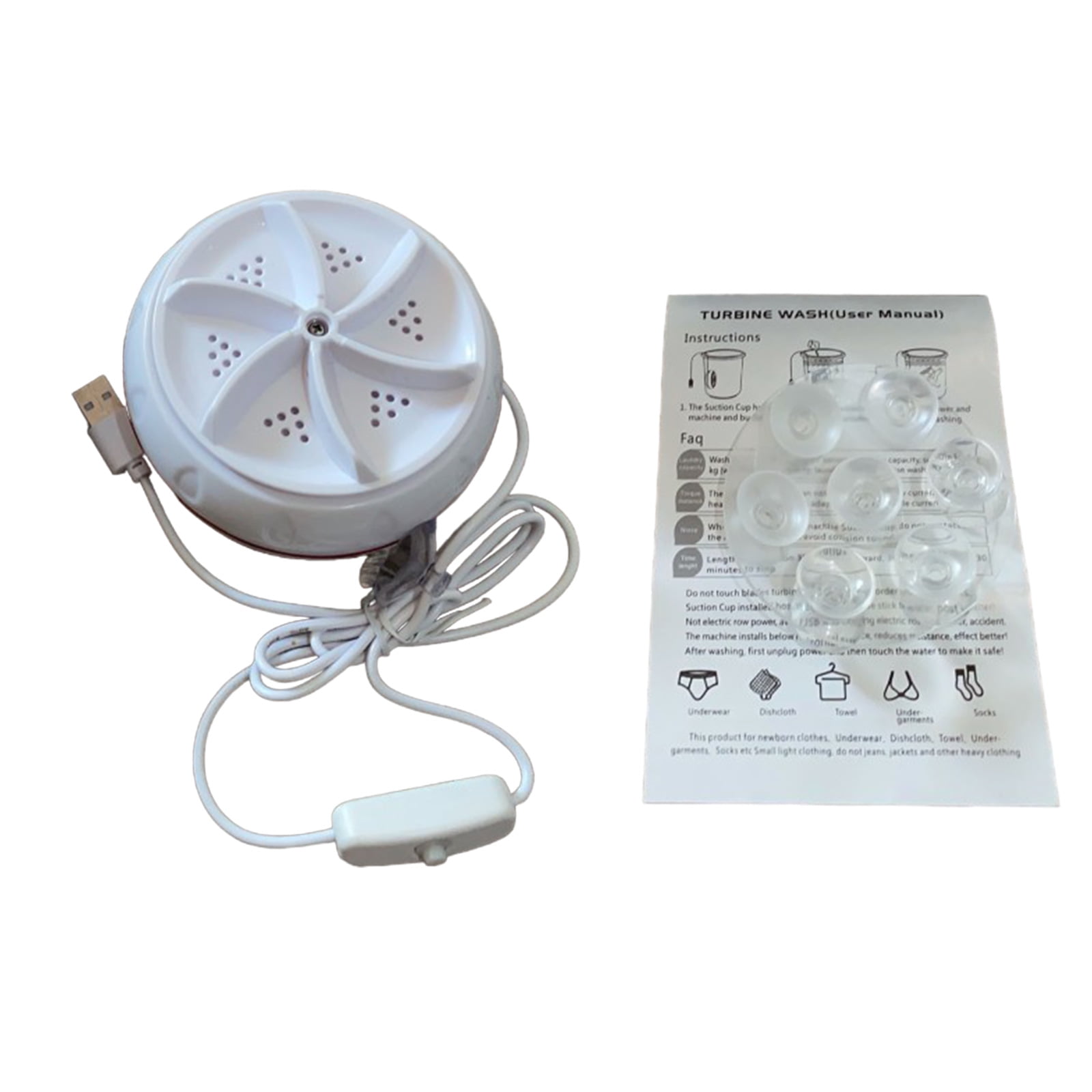 Efficient Washing Machine Small Washer Small Laundry Machine Laundry Bucket Washing Machine for Camping and Home Use