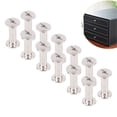 thumbnail image 1 of 100Pcs Stainless Steel Blind Rivets and Screws Set 3/16" X 1/4" Round Head Rivets Dome Head Rivets Mushroom Head Rivets for Metal Leather Crafts with Large Flange Rustproof, 1 of 7