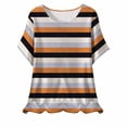 thumbnail image 1 of Camisetas de Manga Corta para Mujeres, Camiseta de Cuello Redondo Impresa de Moda, Primavera Y Verano Casual, 1 of 9