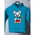 thumbnail image 3 of Polar Bear With Cereal Hoodie Toddler -Image by Shutterstock,  2 Toddler, 3 of 4