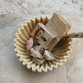 thumbnail image 2 of Creative Co-Op Resin Fluted Bowl, Beige, 2 of 5