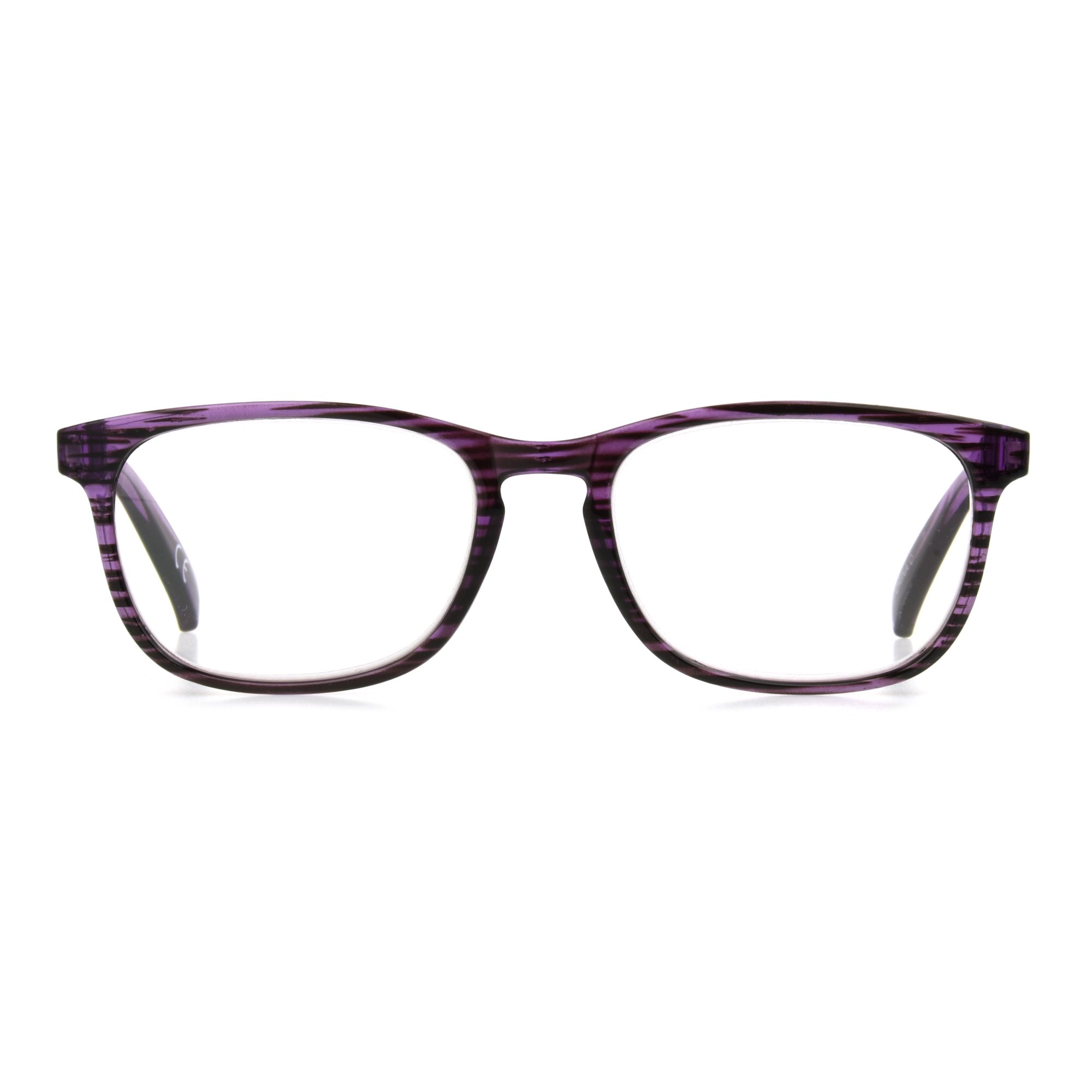 Foster Grant Square Blue Light Glasses - Purple 3.00