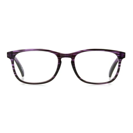 Foster Grant Square Blue Light Glasses - Purple 3.00