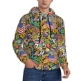 thumbnail image 2 of Xecao USA 1 Pattern Men's Adult Pullover Hoodie,Hooded Sweatshirt-X-Large, 2 of 7