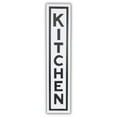 thumbnail image 1 of Cheungs 5000WT Callo Vertical Kitchen Sign, White, 1 of 1