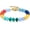 Style-02, variant on Women's gemstone beaded bracelet, colorful natural stone surfing beach rainbow bracelet, jewelry gift
