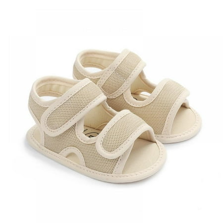 

Baby Boys Girls Soild Summer Breathable Anti-Slip Shoes Sandals Toddler Soft Soled Shoes 0-18 Monthes