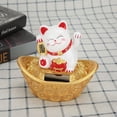 thumbnail image 4 of Gato acogedor, lindo adorno de dibujos animados para tienda, alimentado por energía solar, resistente y duradero, 4 of 10