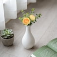 thumbnail image 4 of Yellow Rose Flowers Artificial for Decoration,4in Blue Silk Flower Heads,1 Pcs Rose Flowers, Silk Rose Heads Bulk,Satin Rose Heads No Stem for DIY Flower Well,Crafts Bouquest, 4 of 8