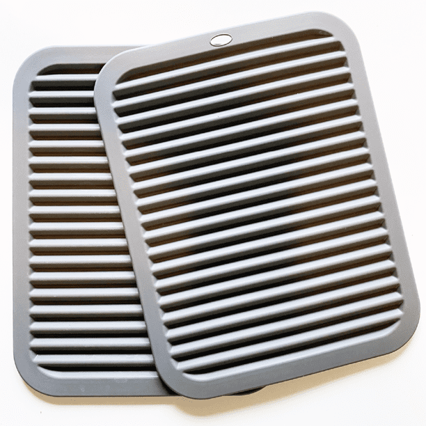 2 Pack Silicone Trivets Mats For Hot Pots, Hot Pads For Countertops