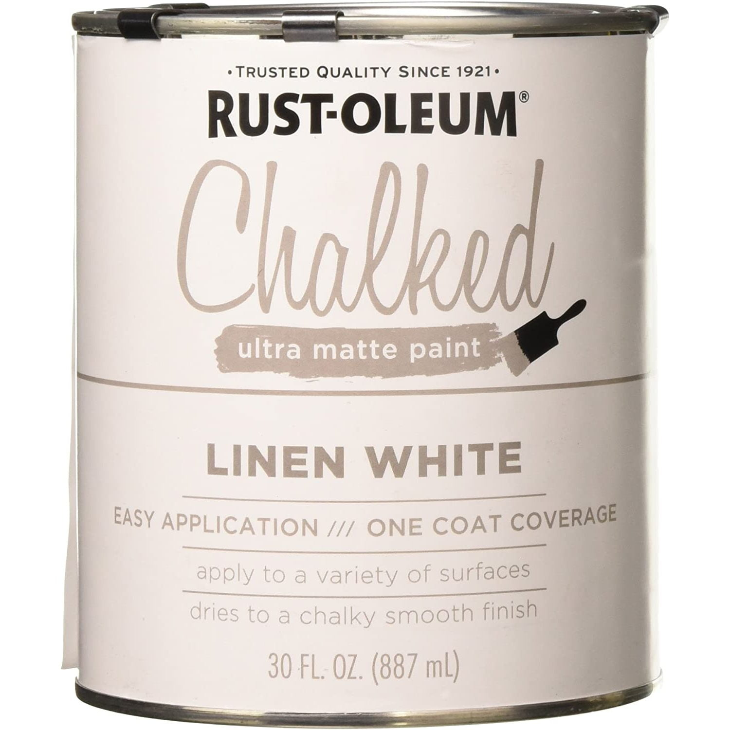 Rustoleum 285140 30 Oz Linen White Chalked Ultra Matte Paint