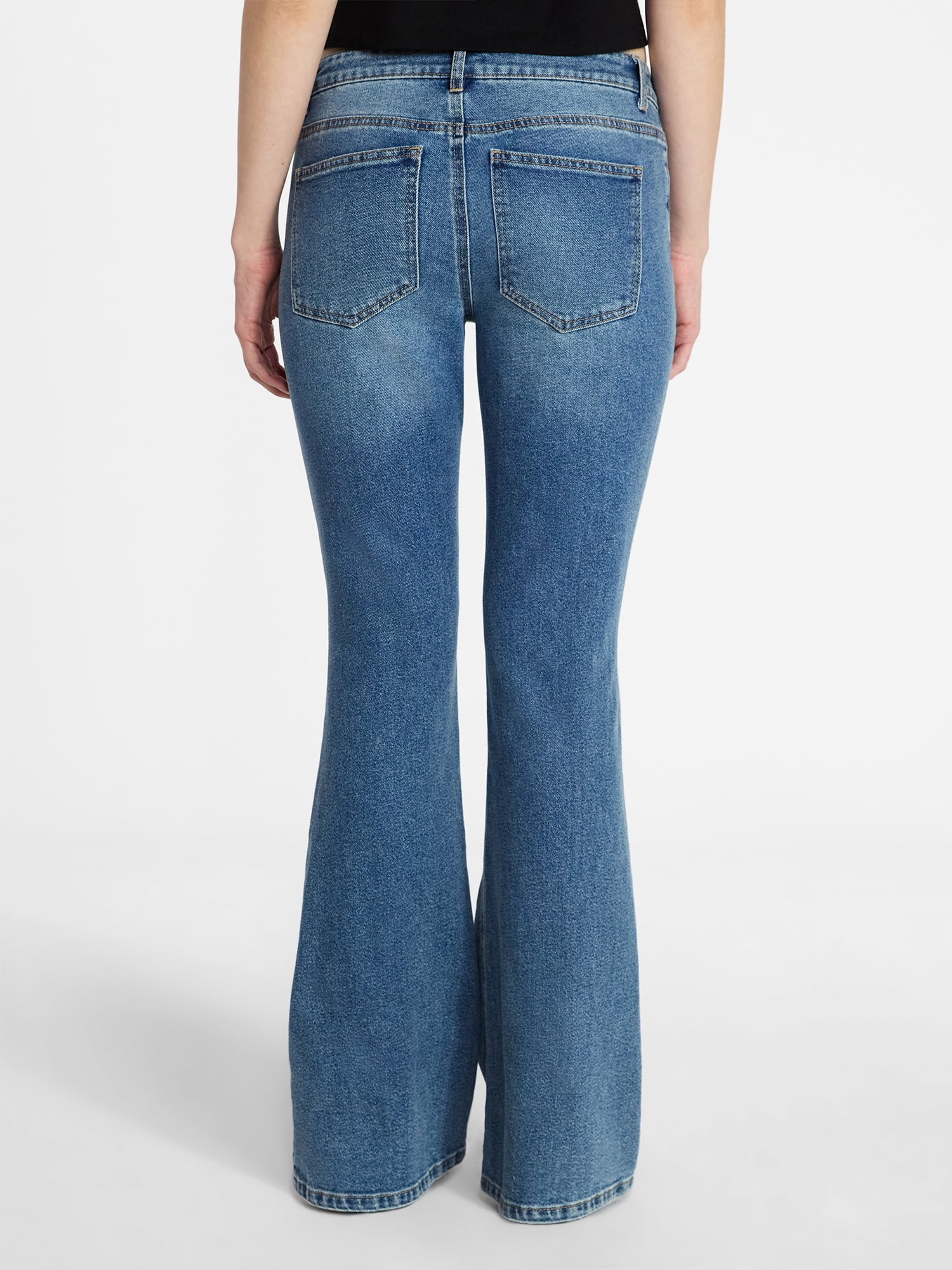 No Boundaries Low Rise Specialty Flare Jeans, 31