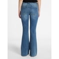 thumbnail image 3 of No Boundaries Low Rise Specialty Flare Jeans, 31" Inseam, Women's 00-18, 3 of 5