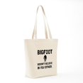 thumbnail image 7 of CafePress - Bigfoot Doesnt Believe Tote Bag - Unisex Canvas Tote Bag, Beige, 1-Piece, 7 of 7