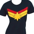 thumbnail image 2 of Captain Marvel Symbol Women's Standard T-Shirt-XLarge, 2 of 2