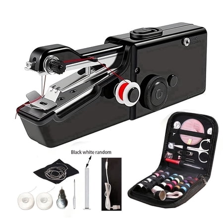 Handheld Sewing Machine, Mini Handheld Sewing Machine for Quick Stitching, Portable Sewing Machine Suitable for Home, Travel and DIY, Electric Handheld Sewing Machine for Beginners