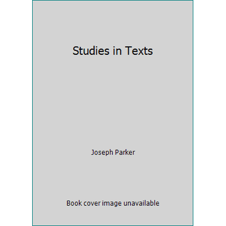 Pre-Owned Studies in Texts (Hardcover) 0801069327 9780801069321