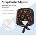 thumbnail image 4 of Working Cap, Scrub Cap with Sweatband, Adjustable Tie Back Hat Breathable Headgear for Women/Men, 4 of 10