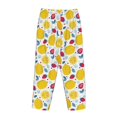 thumbnail image 5 of Goofa Strawberry Lemon Printed Soft Pajama Pants for Women, Wide Leg Comfy Casual Lounge Yoga Pants-Small, 5 of 9