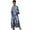 Blue-2, variant on EDOLYNSA Swimwear Cover up for Women Long kimono Wrap Dress Summer Cardigan Swim Coverups