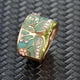 thumbnail image 5 of Anillo de joyería vintage para mujer con patrón del árbol de la vida y diamantes de imitación. 7, 5 of 9