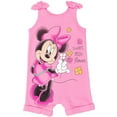 thumbnail image 4 of Disney Minnie Mouse Toddler Girls Snap Romper and Headband Newborn to Toddler, 4 of 5