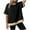 Black, variant on gakvbuo Summer Tops For Women 2025 Vacation Going Out Tops For Women Oversized Short Sleeve Tops Casual Crewneck Colorblock Pullover Tunic Shirts