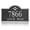Silver, variant on Address Plaque 1/4‘’ Thick - Personalized House Number Sign Plaque,Address Sign,House Address Numbers for Outside House,Fence,Drive Way,Apartment Metal No Fading 2-Line Large Options Old Century
