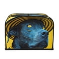 thumbnail image 2 of Daiia Stylish Yellow Dog Pattern 4 slice Toaster Cover, Toaster Appliance Dust-proof Cover For Kitchen Small Appliance Dust Cover and Fingerprint Protection, 2 of 7