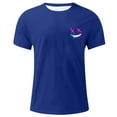 thumbnail image 5 of T-shirts à Col Rond pour Hommes, Hauts d'Été Décontractés, Séchage Rapide, Polyester, Manches Courtes, Coupe 3D, 5 of 5