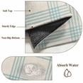 thumbnail image 4 of Blue Checkered Kitchen Runner Rug 2x6 Washable Runners for Hallway Non Slip Rustic Farmhouse Buffalo Plaid Large Area Rug Indoor Floor Carpet for Bathroom Laundry Entryway Bedroom Living Room, 4 of 9