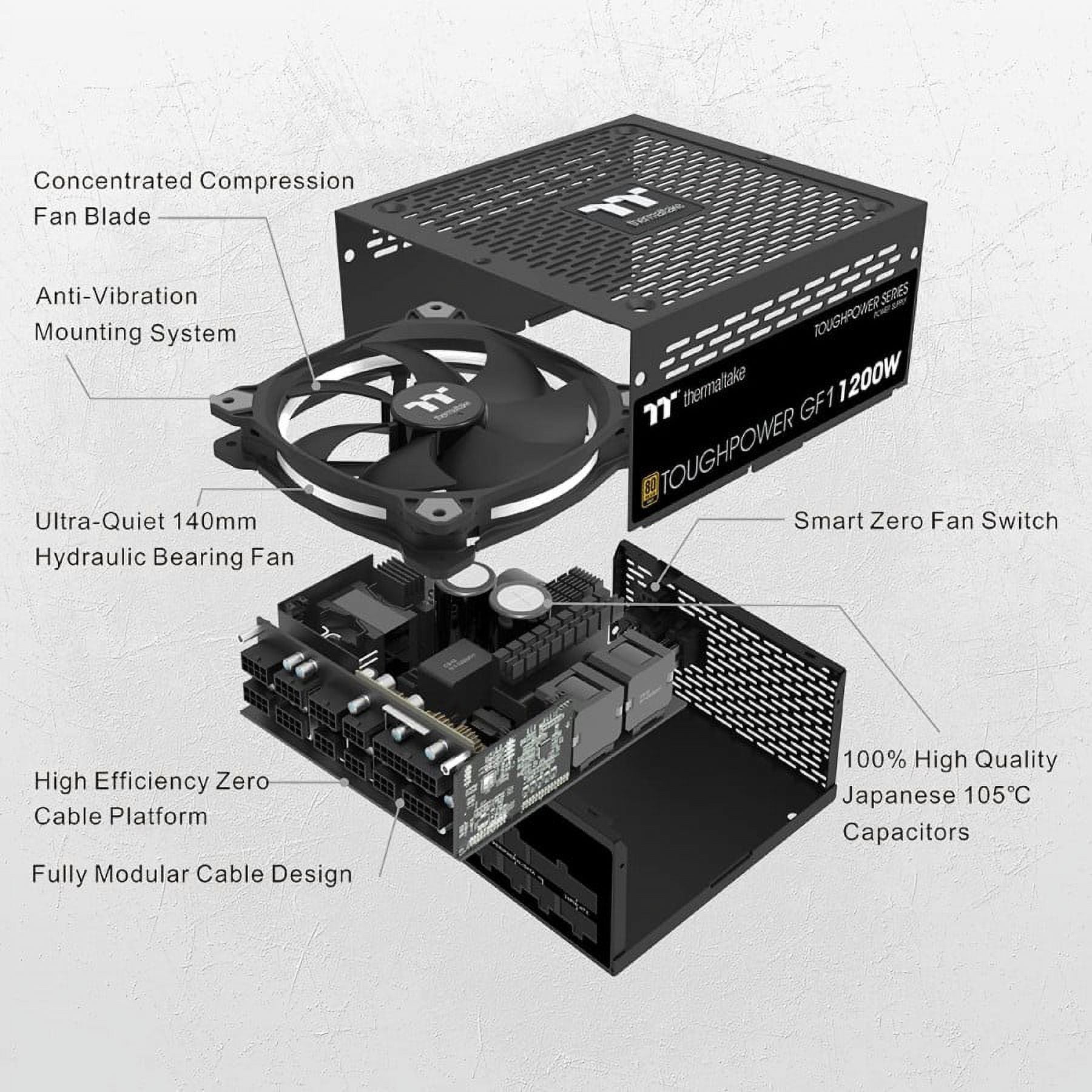 Thermaltake Toughpower GF1 Power Supply - Walmart.com