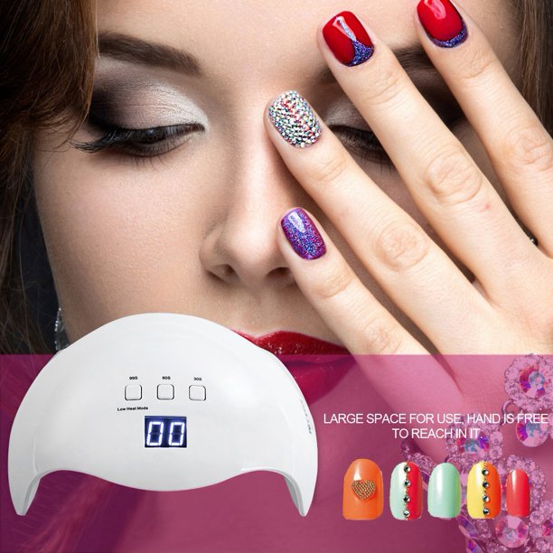 Secador de U?as de Lámpara UV, Profesional LED 36W Lámpara de U?as Secador de U?as Herramienta de Curado de Manicura con 3 Ajuste de Temporizador y Sensor Inteligente para Dos Manos US Plug) Khall Tendencias