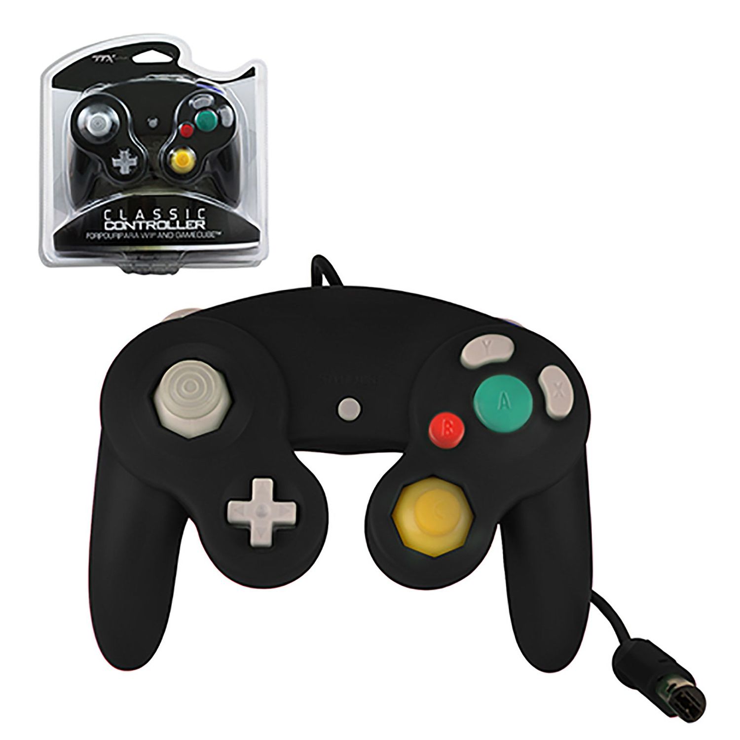 TTX Tech Wired Controller For Nintendo GameCube System black