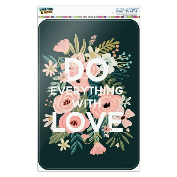 Do Everything With Love Home Business Office Sign