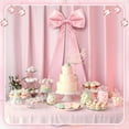 thumbnail image 4 of Light Pink Velvet Giant Christmas Bow – 4 ft Oversized Tree Topper, Window, Wall & Mantle Decoration for Xmas Party & Holiday Home, 4 of 6