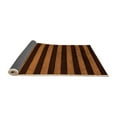 thumbnail image 2 of Ahgly Company Indoor Square Abstract Orange Modern Area Rugs, 6' Square, 2 of 4