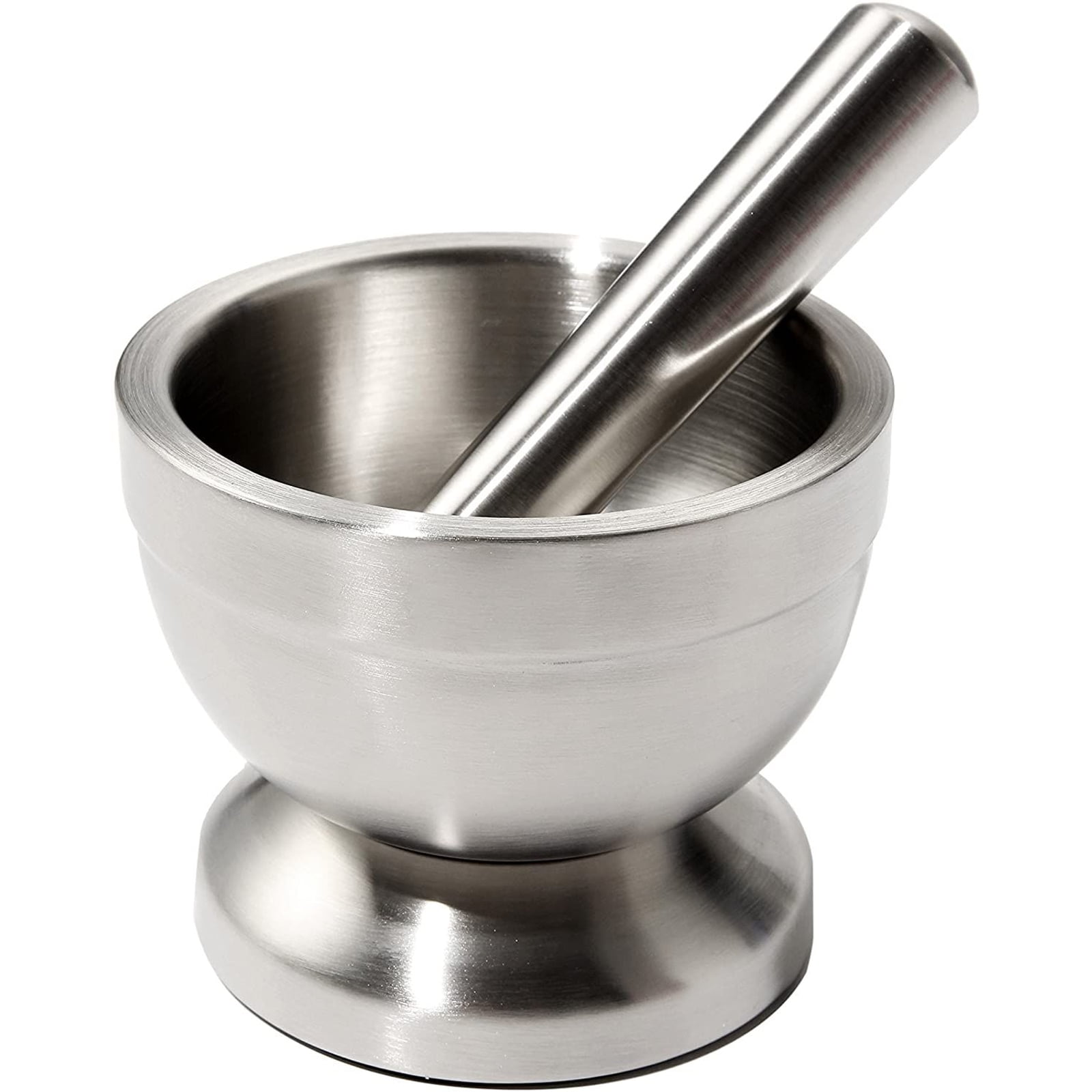 Mortar And Pestle Stainless Steel Pestal Set Grind Food Herbs Spice Heavy Duty 